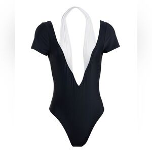 BRAND NEW Esthete Black and White One Piece in Small